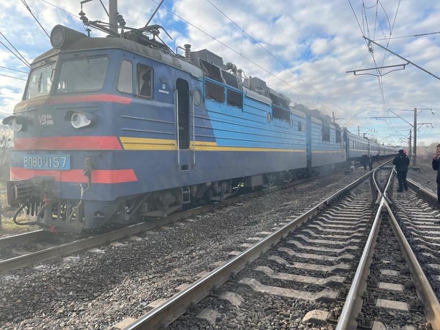 На Рівненщині під час руху загорівся потяг з понад 200 пасажирами