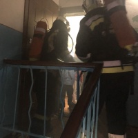 У Рівному під час пожежі вогнеборці врятували двох дітей (+ВІДЕО)