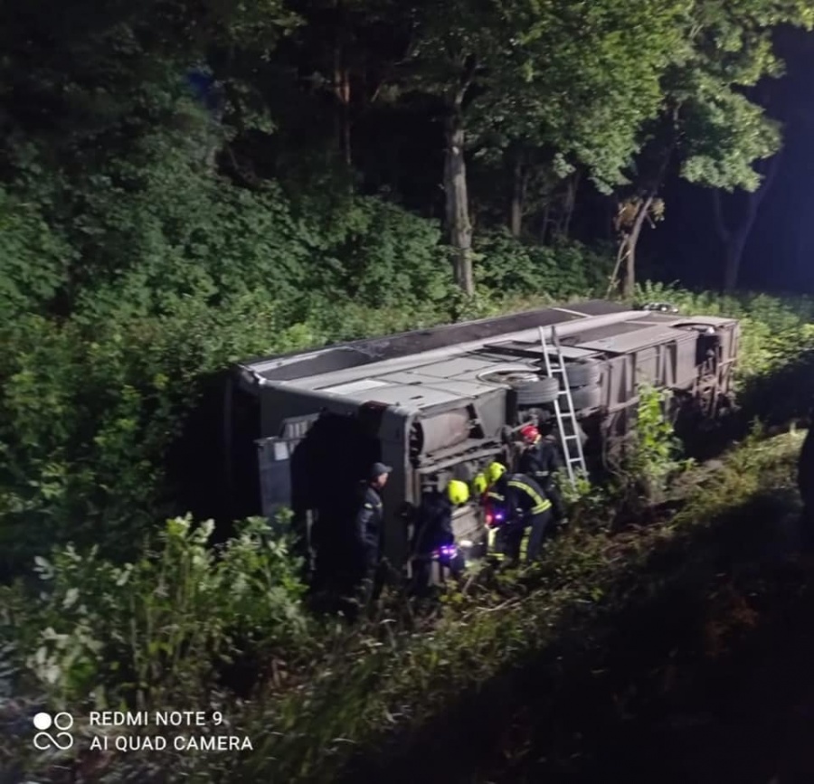 На Дубенщині сталася ДТП за участю рейсового автобуса