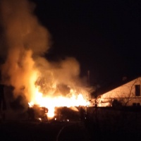 Під час пожежі у Володимирці було залучено резервний караул рятувальників